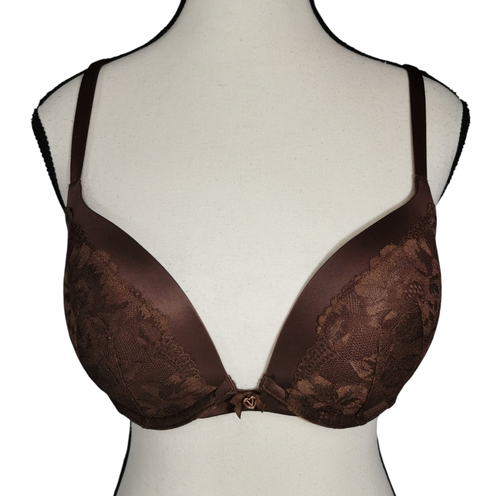 Victoria’s Secret Body by Victoria Push-Up Lace Bra Brown VS Push-Up Bra 34D